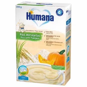 HUMANA BEZMLECNA KASA SA PIRINCEM I BUNDEVOM 200G 