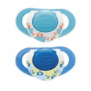 CHICCO VARALICA GIOTTO PHYSIO RING KAUCUK PLAVA 12M 2/1 