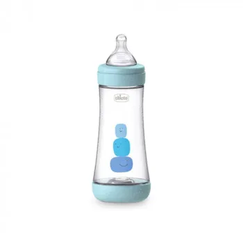 CHICCO PERFECT5 FLASICA PLAVA 4M+ 300ML 