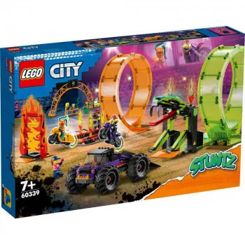 LEGO CITY DOUBLE LOOP STUNT ARENA 