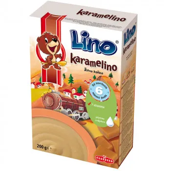 PODRAVKA LINO KARAMELINO 200 G KUT 