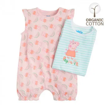 COOL CLUB ZEKA ROMPER 2-PACK 