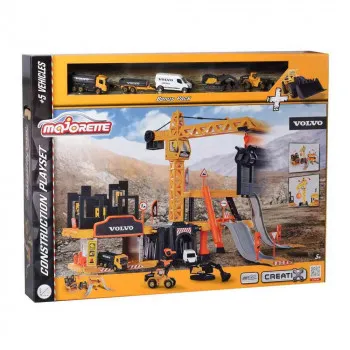 MAJORETTE CREATIX GRAĐEVINSKI VOLVO SET 