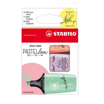 STABILO BOSS MINI PASTELLOVE SIGNIRI 1/3-MIX 