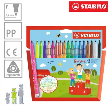 STABILO 378/1-12-01 STABILO TRIOA-Z FLOMASTERI  TANJI VRH 1/18 