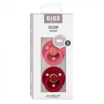 BIBS VARALICA KAUCUK CORAL & RUBY 0-6M 