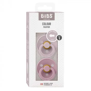 BIBS VARALICA KAUCUK DUSKY LILAC & HEATHER 0-6M 