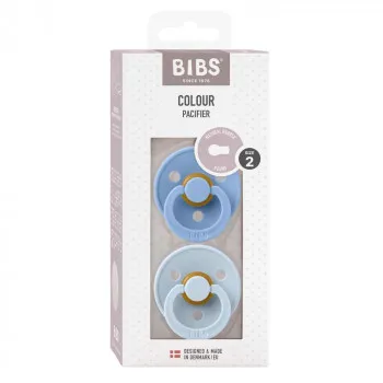 BIBS VARALICA KAUCUK  BLUE & SKY BLUE 6-18M 
