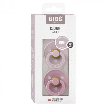 BIBS VARALICA KAUCUK DUSKY LILAC & HEATHER 6-18M 
