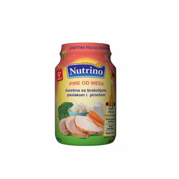 NUTRINO PIRE OD MESA CURETINA SA BROKOLIJEM, PAVLAKOM I  PIRINCEM 190G 