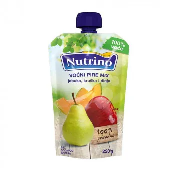 NUTRINO POUCH MIX JABUKA, KRUSKA I DINJA 220G 