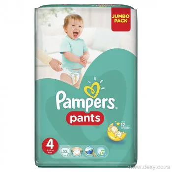 PAMPERS PELENE GACICE JP MAXI 4, 9-14KG, 52KOM 