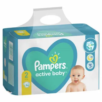PAMPERS PELENE ACTIVE BABY GP MINI 2, 4-8KG, 96KOM 