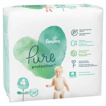 PAMPERS PURE VP 4 MAXI (28) 