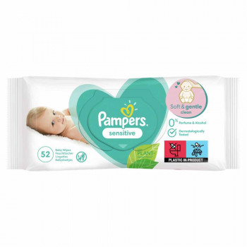 PAMPERS WIPES 52 SENSITIVE 