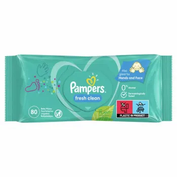 PAMPERS WIPES 80 BABY FRESH 
