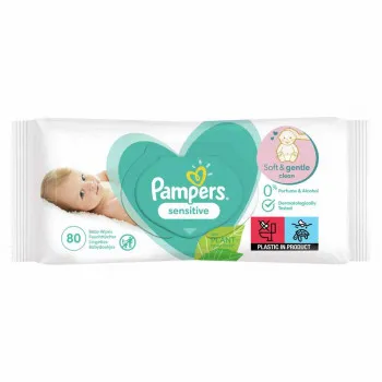 PAMPERS WIPES 80 SENSITIVE 