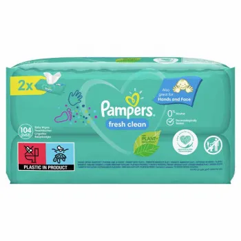 PAMPERS WIPES FRESH 2X52 