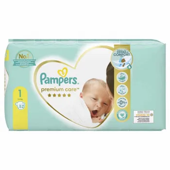 PAMPERS PELENE PREMIUM VP NEWBORN 1, 2-5KG, 52KOM 