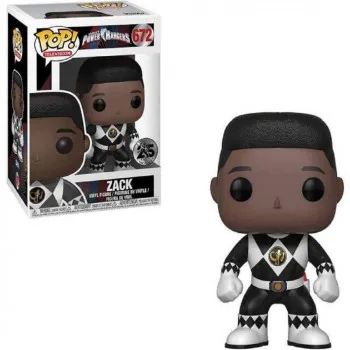 POP FIGURA POWER RANGERS POP! VINYL - ZACK BLACK RANGER 