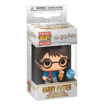 FUNKO POP! KEYCHAIN: HP HOLIDAY - HARRY (WMT) 