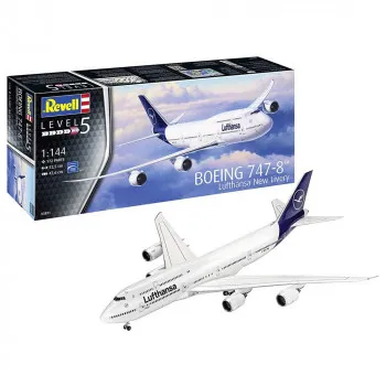 REVELL MAKETA 747-8  LUFTHANSA NEW  L 