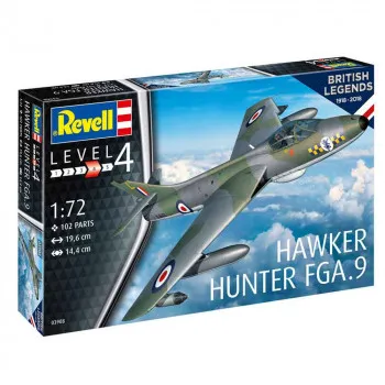 REVELL MAKETA BRITISH LEGENDS HAWKER HUNTER F 