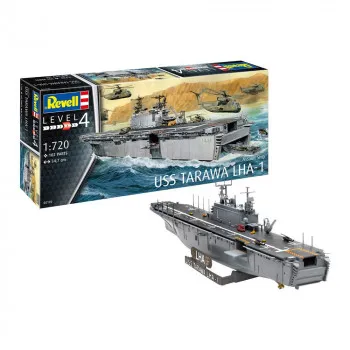 REVELL MAKETA ASSAULT SHIP USS TARAWA LHA-1 