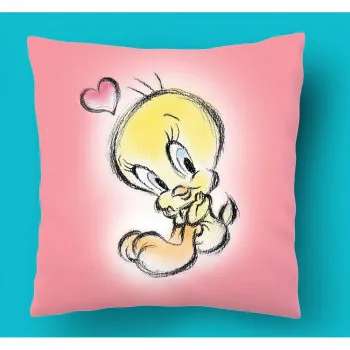STEFAN UKRASNI JASTUK TWEETY ROZE SRCE 