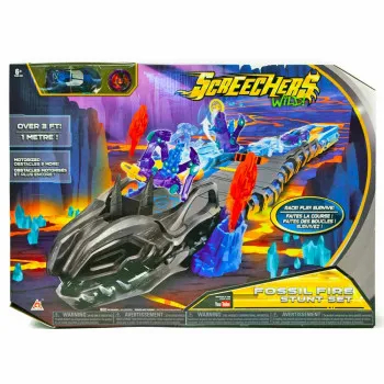 SCREECHERS WILD FOSSIL FIRE STUNT SET 