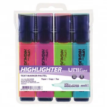 UNI LINE TEXT MARKER 4/1 PASTEL  UNL-1185 