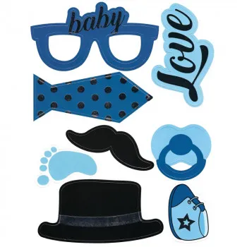 PARTY TIME  PHOTO PROPS 8 DELOVA ZA DECAKE  TIME UNL-1349 