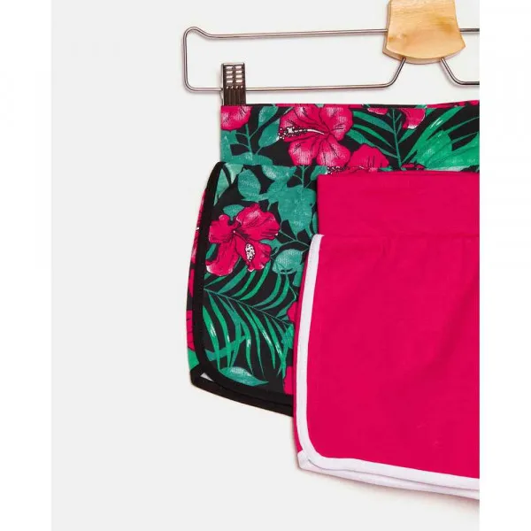 BLUKIDS SORC SHORTS BIPACK +BRIGHT WHITE AOP
