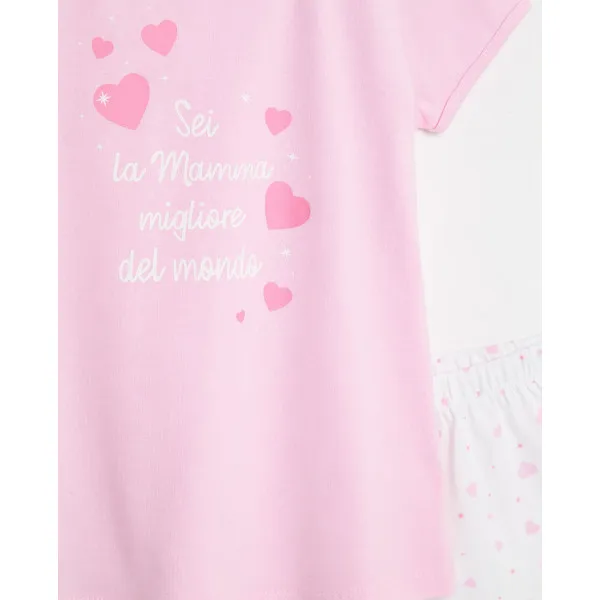 BLUKIDS PIDZAMA SHORT PJA GIRL 2/8 MAMMA