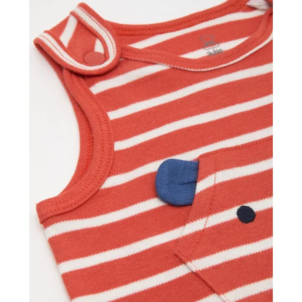 BLUKIDS ZEKA ROMPER STRIPES TASCA
