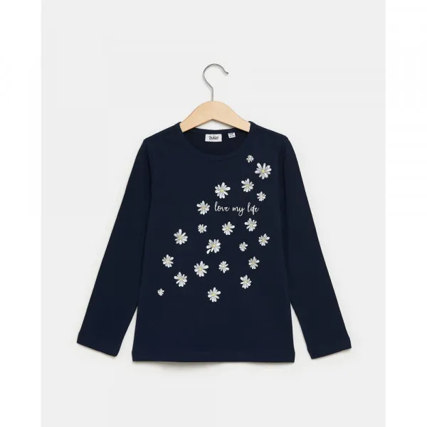 BLUKIDS MAJICA DUG RUKAV DRESS BLUES