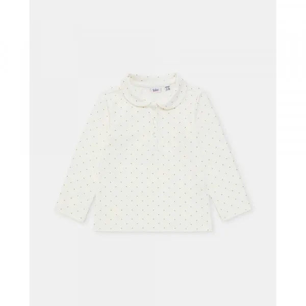 BLUKIDS MAJICA POLO DUG RUKAV COCONUT MILK