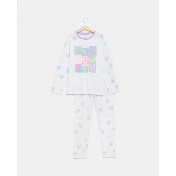 BLUKIDS PIDZAMA BRIGHT WHITE