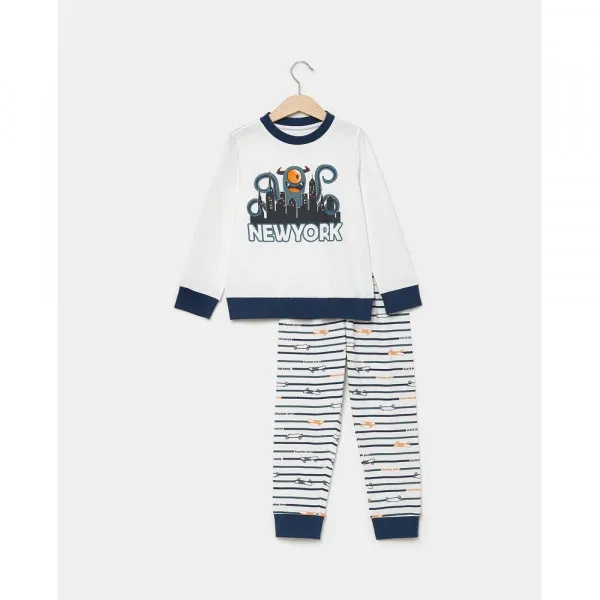 BLUKIDS PIDZAMA OFF WHITE