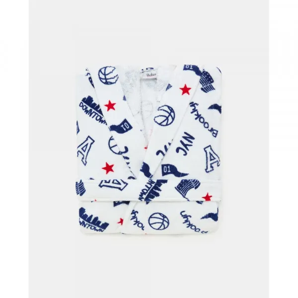 BLUKIDS BADEMANTIL BRIGHT WHITE