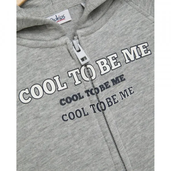 BLUKIDS DUKS SA KAPULJACOM MEDIUM GREY MELANGE