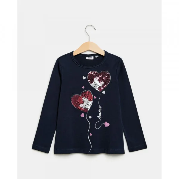 BLUKIDS MAJICA DUG RUKAV DRESS BLUES