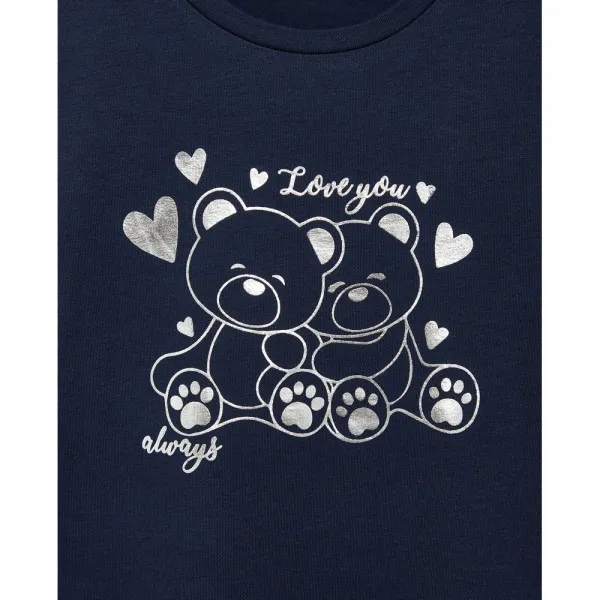 BLUKIDS MAJICA DUG RUKAV DRESS BLUES