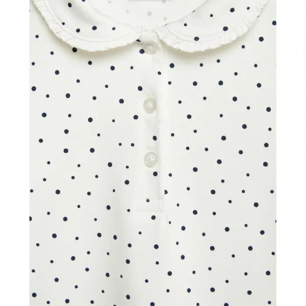 BLUKIDS MAJICA POLO DUG RUKAV SNOW WHITE