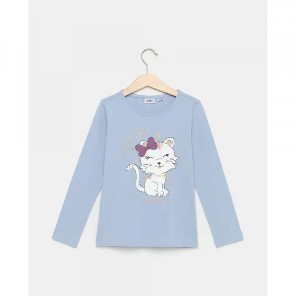 BLUKIDS MAJICA DUG RUKAV CASHMERE BLUE