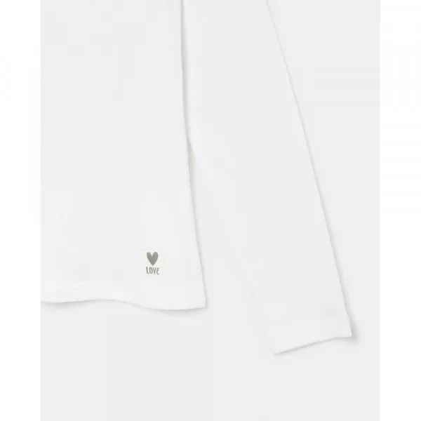BLUKIDS MAJICA DUG RUKAV BRIGHT WHITE