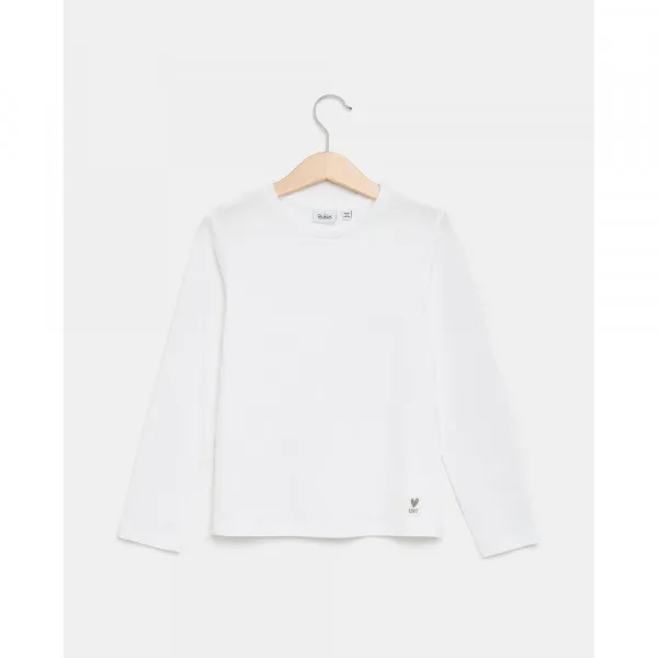 BLUKIDS MAJICA DUG RUKAV BRIGHT WHITE