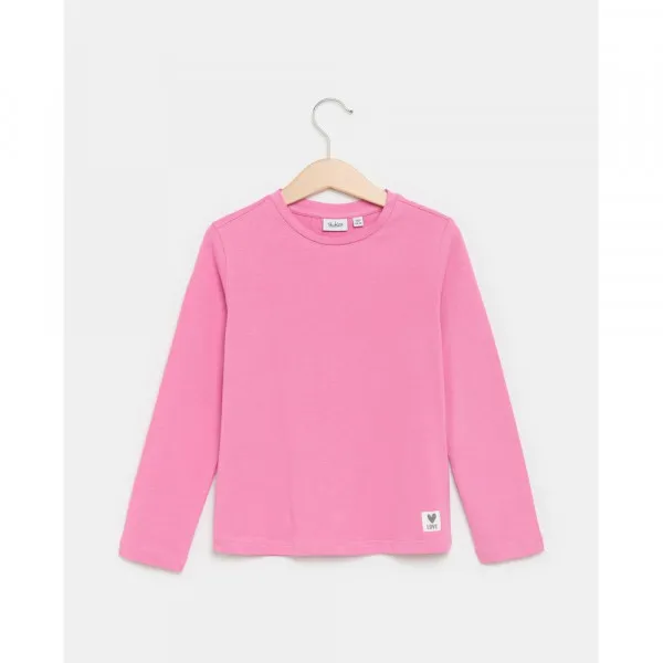 BLUKIDS MAJICA DUG RUKAV FUCHSIA PINK