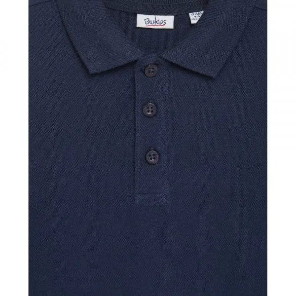 BLUKIDS MAJICA POLO DUG RUKAV PEACOAT
