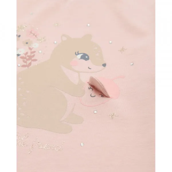 BLUKIDS MAJICA DUG RUKAV PALE DOGWOOD